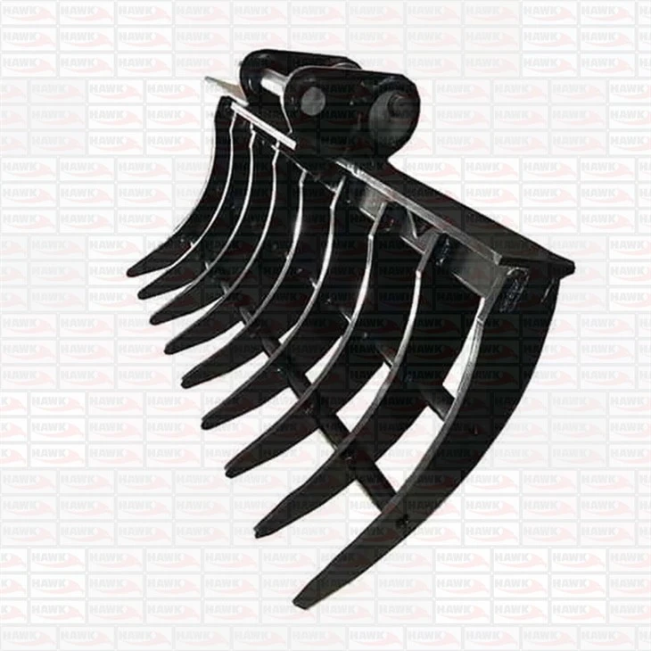Mini Excavator Land Clearance Rake
