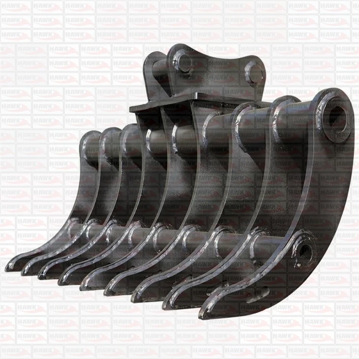 Mini Excavator Lawn Rake
