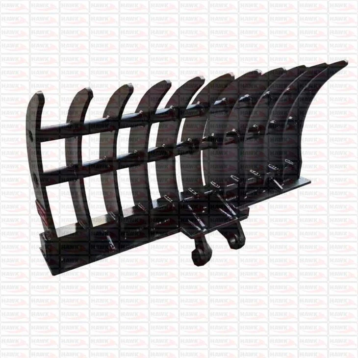 Spares Grass Mini Excavator Root Rake