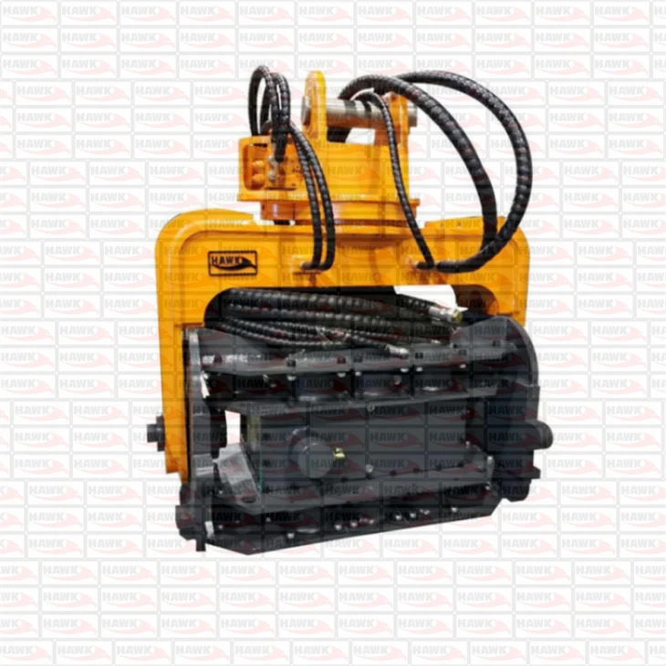 Vibratory Hydraulic Pile Hammer For Excavator